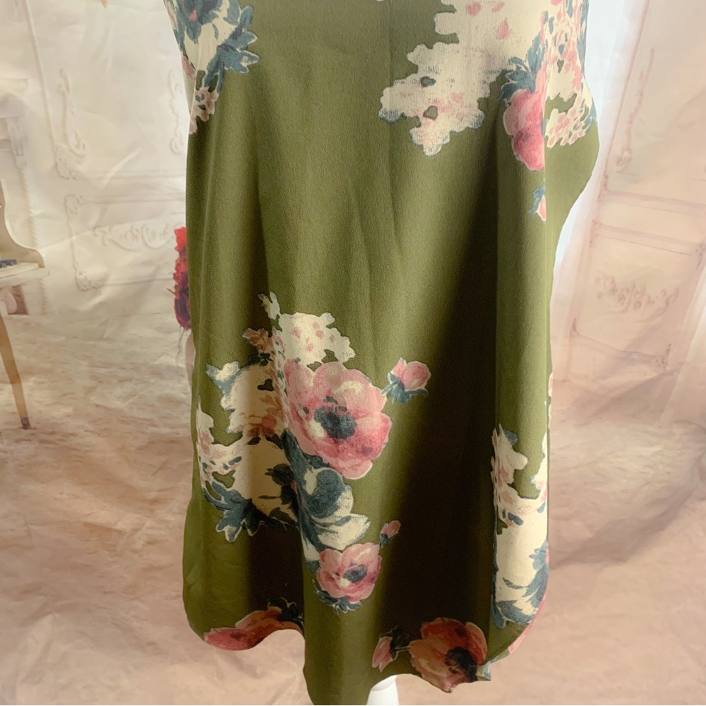 Free People Cascades Dress in Mushroom Combo - Picture 4 of 11